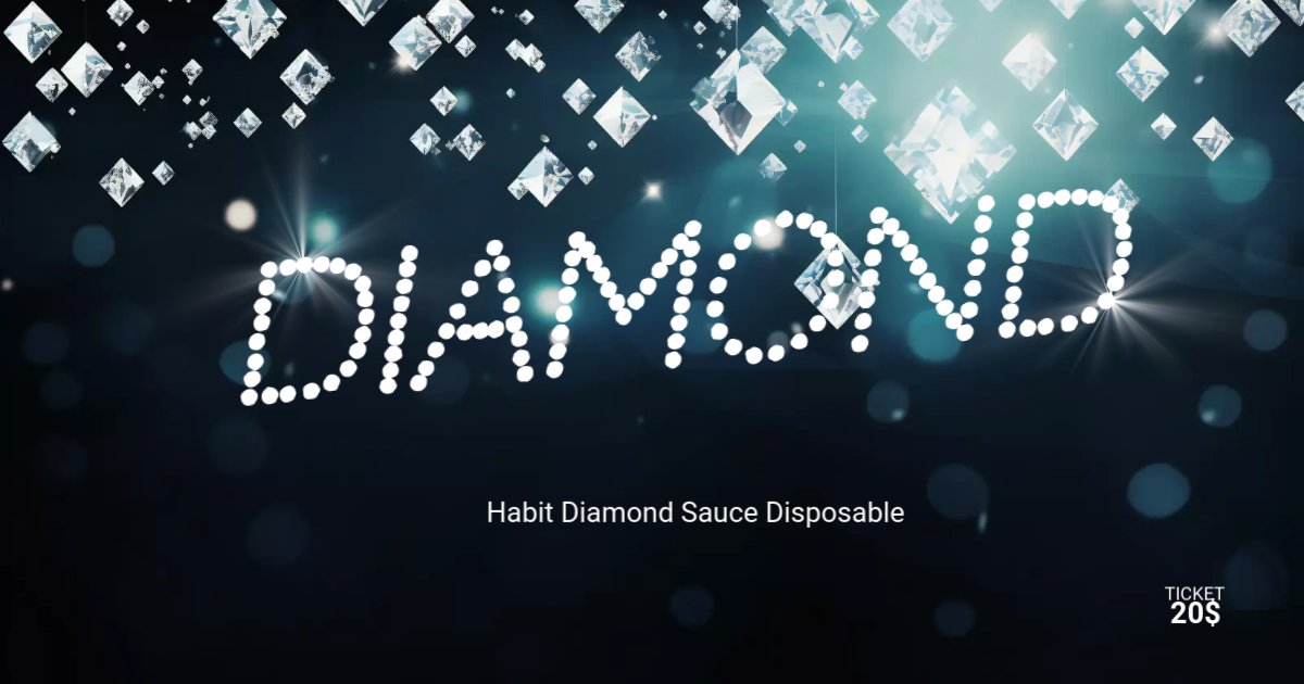 Habit Diamond Sauce Disposable