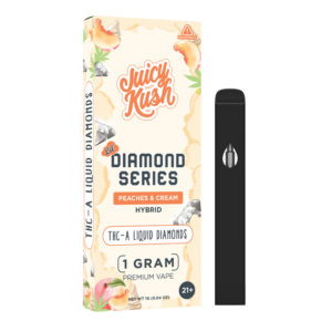 Peaches & Cream juicy kush 1g disposable